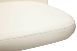 Tabourets de bar design réglables blancs (lot de 2) MONTI