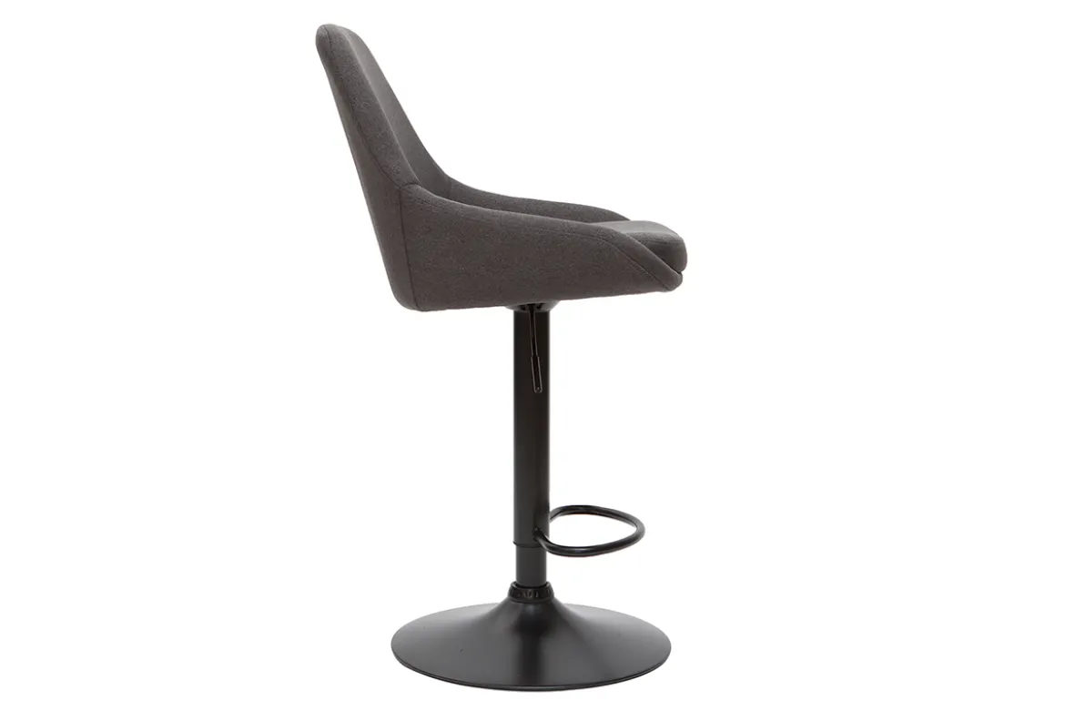 Tabourets de bar design réglables gris foncé (lot de 2) HOLO