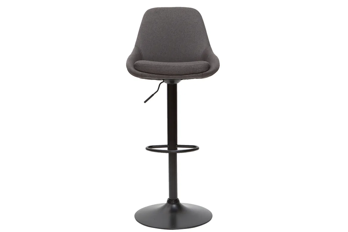 Tabourets de bar design réglables gris foncé (lot de 2) HOLO