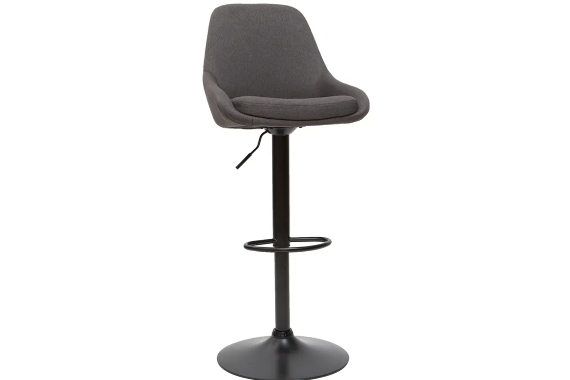 Tabourets de bar design réglables gris foncé (lot de 2) HOLO