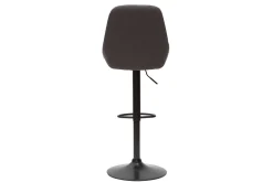 Tabourets de bar design réglables gris foncé (lot de 2) HOLO