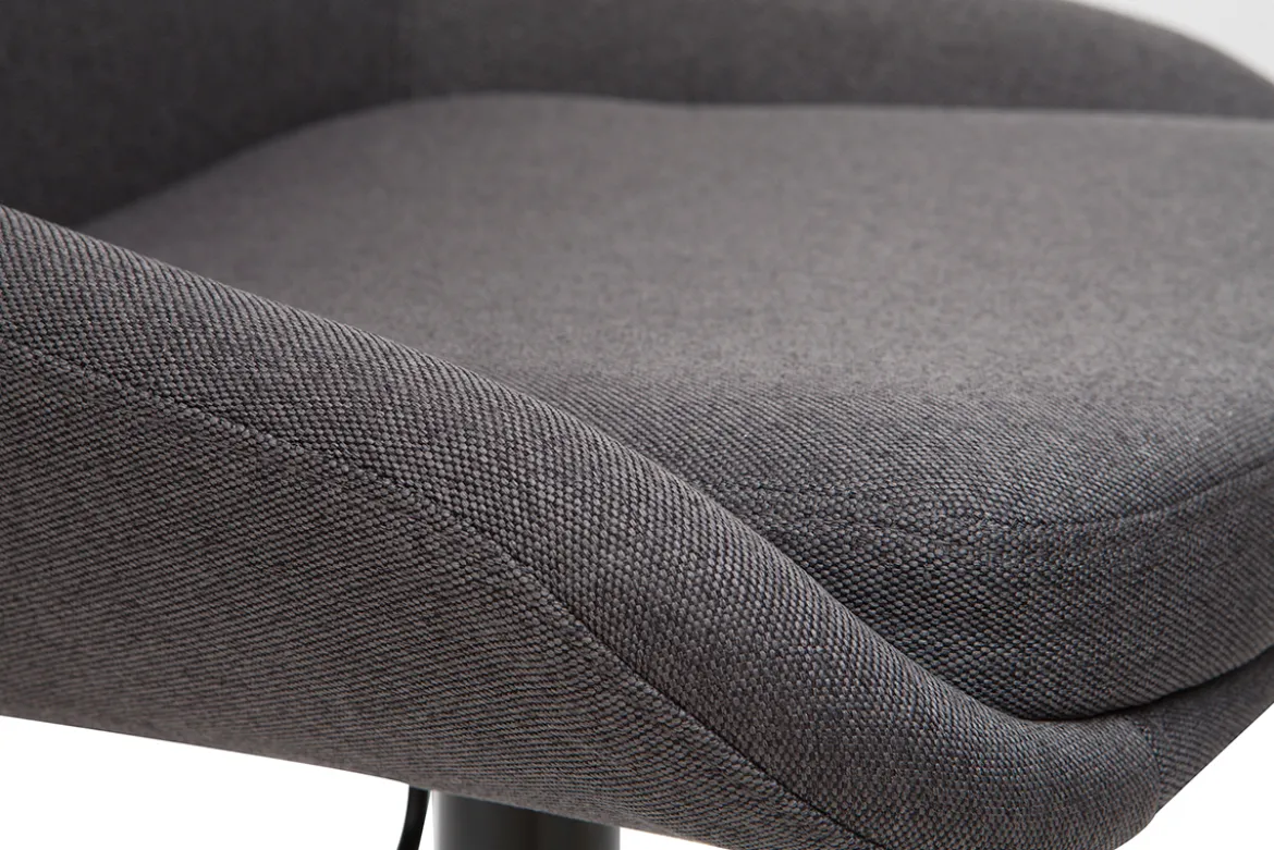 Tabourets de bar design réglables gris foncé (lot de 2) HOLO