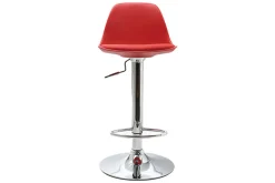 Tabourets de bar design rouges (lot de 2) STEEVY