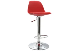 Tabourets de bar design rouges (lot de 2) STEEVY