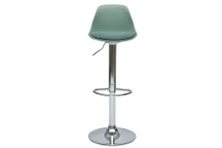 Tabourets de bar design vert de gris (lot de 2) STEEVY