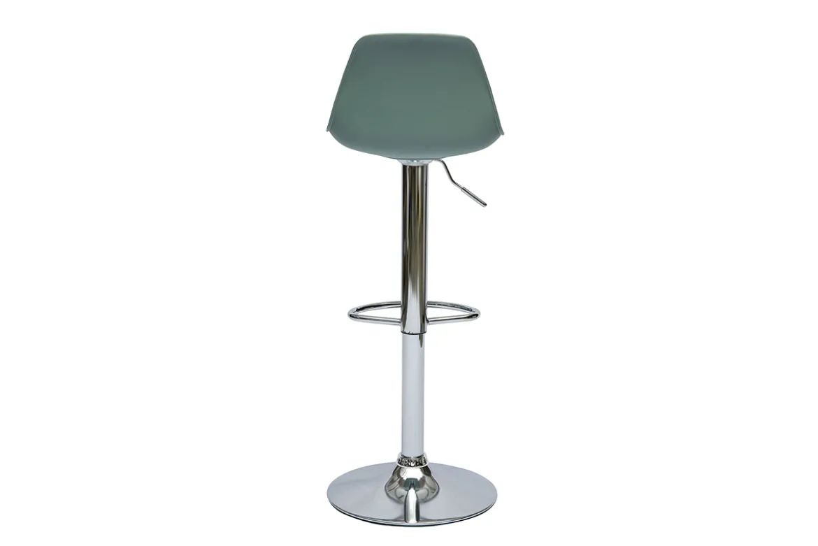 Tabourets de bar design vert de gris (lot de 2) STEEVY