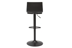 Tabourets de bar réglables design en métal noir (lot de 2) ONA