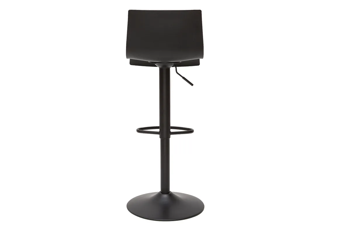 Tabourets de bar réglables design en métal noir (lot de 2) ONA
