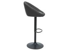 Tabourets de bar réglables design gris anthracite (lot de 2) SHERU