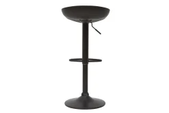 Tabourets de bar réglables design noirs H65 cm (lot de 2) PEBBLE