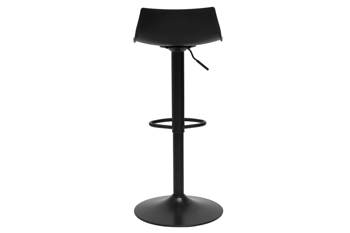 Tabourets de bar réglables design noirs (lot de 2) KELLY