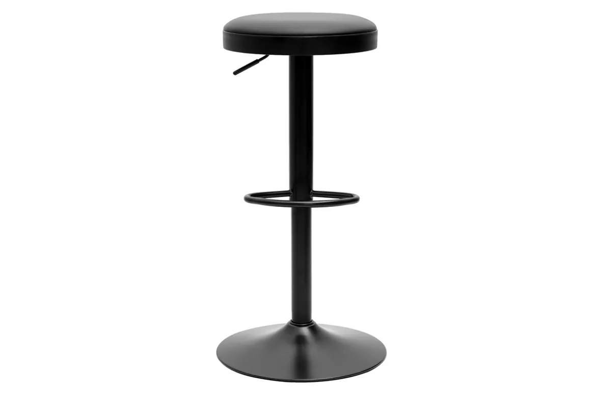 Tabourets de bar réglables noirs (lot de 2) BYRON