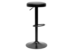 Tabourets de bar réglables noirs (lot de 2) BYRON