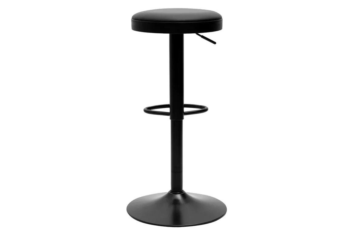Tabourets de bar réglables noirs (lot de 2) BYRON