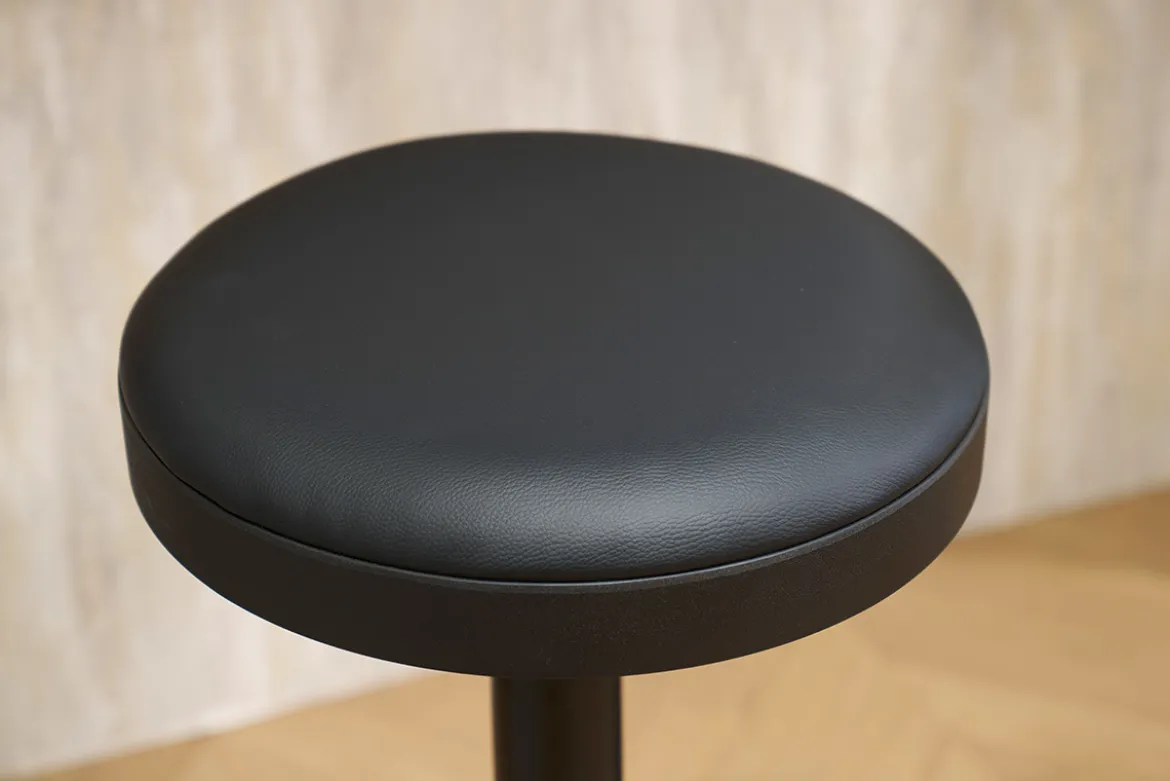 Tabourets de bar réglables noirs (lot de 2) BYRON