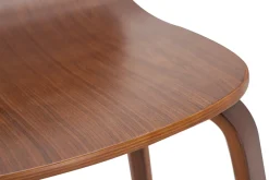 Tabourets de bar vintage noyer H68 cm (lot de 2) OBRA