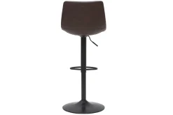 Tabourets de bar vintage réglables pivotants marron (lot de 2) NEW ROCK
