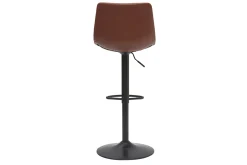 Tabourets de bar vintage réglables pivotants marron clair (lot de 2) NEW ROCK