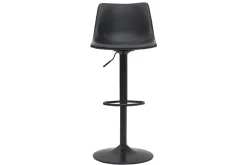 Tabourets de bar vintage réglables pivotants noirs (lot de 2) NEW ROCK