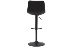Tabourets de bar vintage réglables pivotants noirs (lot de 2) NEW ROCK
