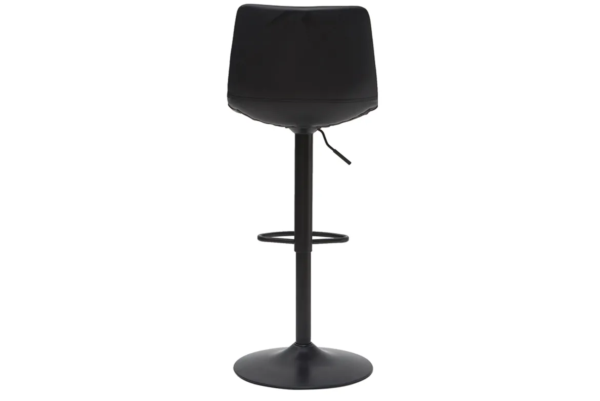 Tabourets de bar vintage réglables pivotants noirs (lot de 2) NEW ROCK