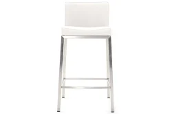 Tabourets design blanc H66 cm (lot de 2) EPSILON