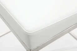 Tabourets design blanc H66 cm (lot de 2) EPSILON