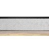 Étagère murale industrielle en bois manguier massif et métal noir L60 cm RACK
