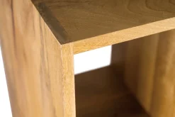 Étagère murale industrielle en bois manguier massif L28 cm YPSTER