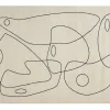 Tapis blanc motif line art 160 x 230 cm ARTISTE