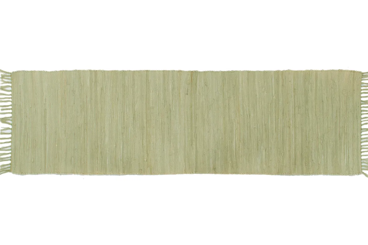 Tapis de couloir vert clair 60 x 200 cm AUBAGNE