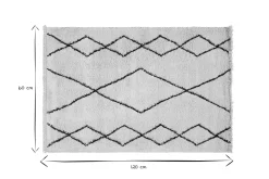 Tapis / Descente de lit style berbère 60 x 120 cm TRIBU