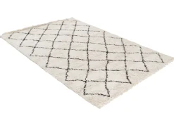 Tapis / descente de lit style berbère écru 60 x 120 cm ZELIA
