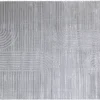 Tapis graphique rectangulaire gris 160 x 230 cm MAGNUS