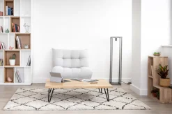 Tapis polypropylène beige 160 x 230 cm BERBERE