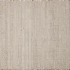 Tapis rectangulaire beige en jute et coton tissé 160 x 230 cm CAMAO