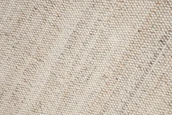 Tapis rectangulaire beige en jute et coton tissé 160 x 230 cm CAMAO