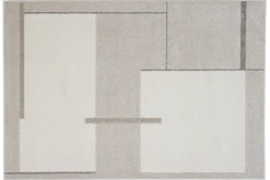 Tapis rectangulaire beige à motifs 150 x 220 cm IRENE