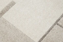 Tapis rectangulaire beige à motifs 150 x 220 cm IRENE