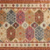 Tapis rectangulaire berbère multicolore 160 x 230 cm MOHA