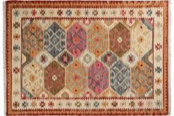 Tapis rectangulaire berbère multicolore 160 x 230 cm MOHA