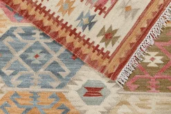 Tapis rectangulaire berbère multicolore 160 x 230 cm MOHA