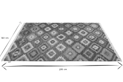 Tapis rectangulaire berbère multicolore 160 x 230 cm IZMIR