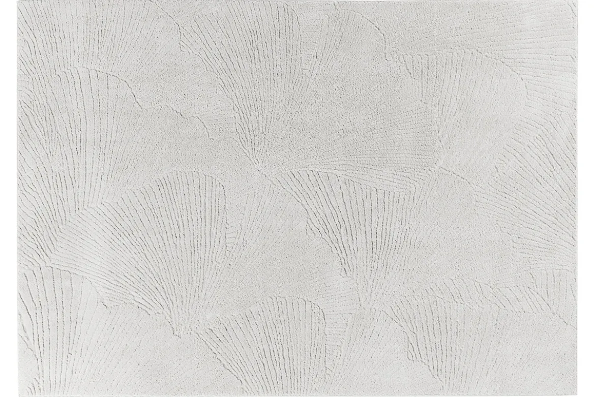 Tapis rectangulaire ivoire à motifs 160 x 230 cm SISSI