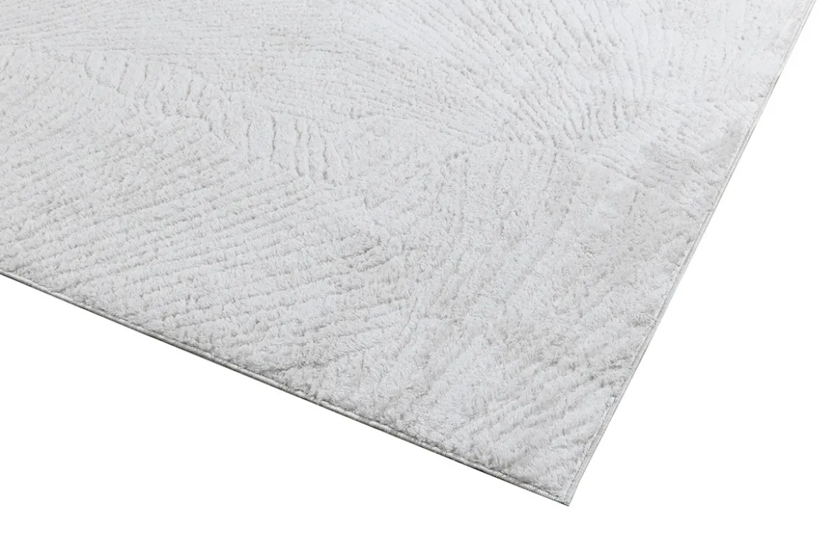 Tapis rectangulaire ivoire à motifs 160 x 230 cm SISSI