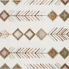 Tapis rectangulaire à motifs berbères multicolores 160 x 230 cm SPELL