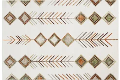 Tapis rectangulaire à motifs berbères multicolores 160 x 230 cm SPELL