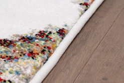 Tapis rectangulaire à motifs berbères multicolores 160 x 230 cm SPELL