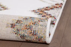Tapis rectangulaire à motifs berbères multicolores 160 x 230 cm SPELL