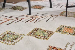 Tapis rectangulaire à motifs berbères multicolores 160 x 230 cm SPELL